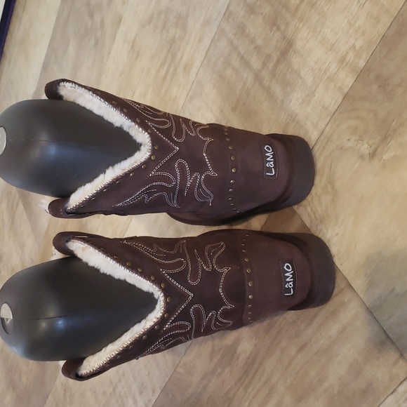Lamo Wrangler boots size 6 brown - Picture 2 of 8